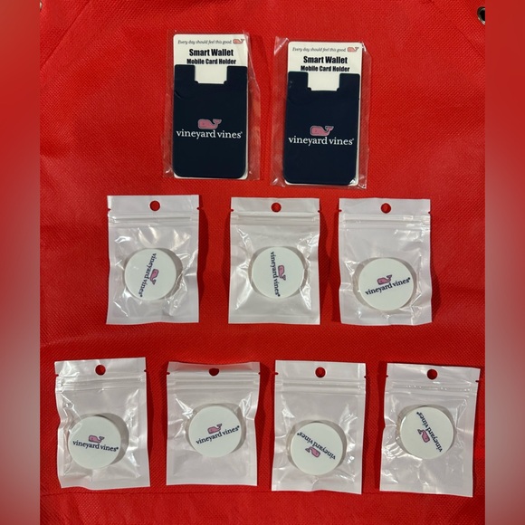 BUNDLE DEAL - Vineyard Vines Pop Sockets and Card Holders - Picture 1 of 1
